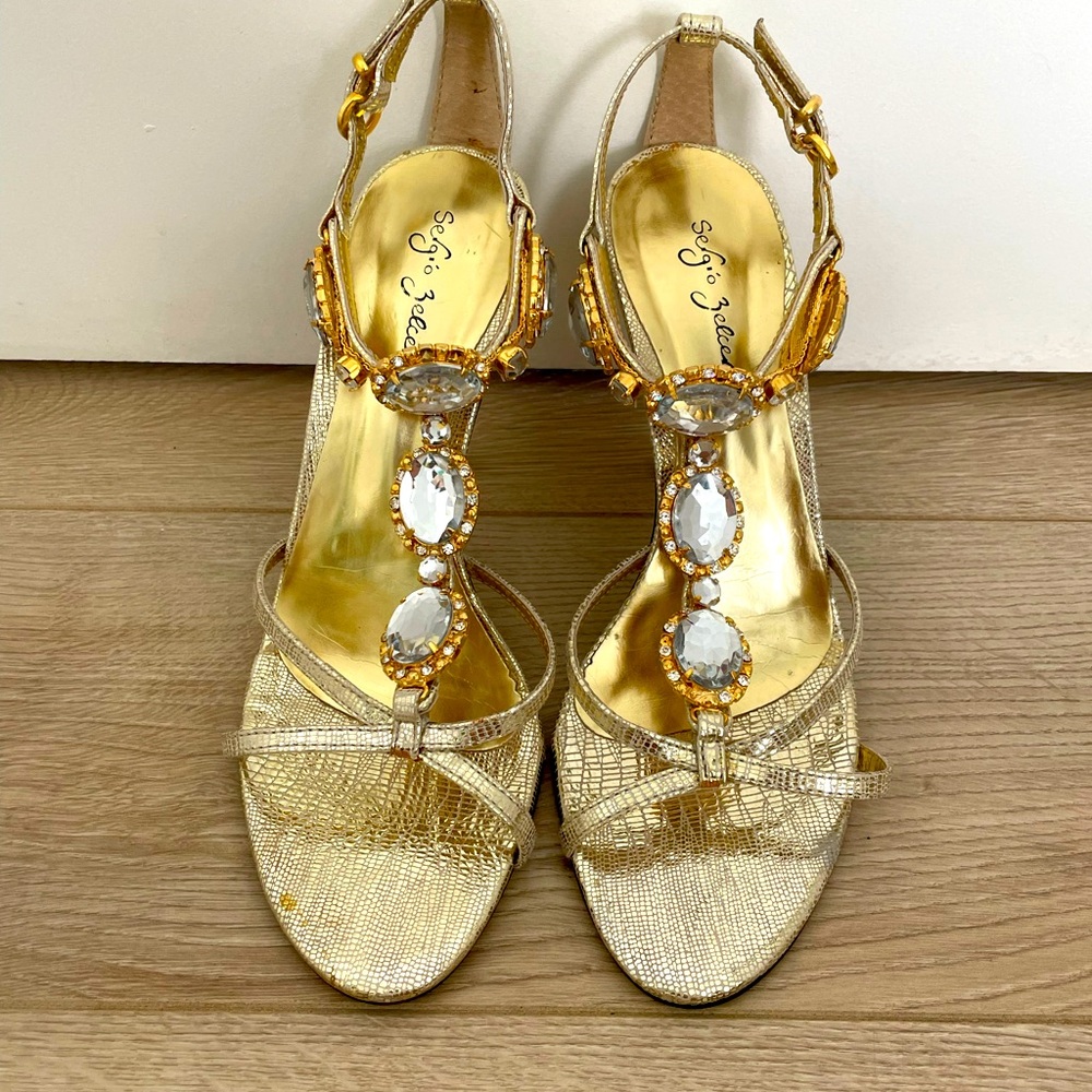 Sergio Zelcer Gold Heels